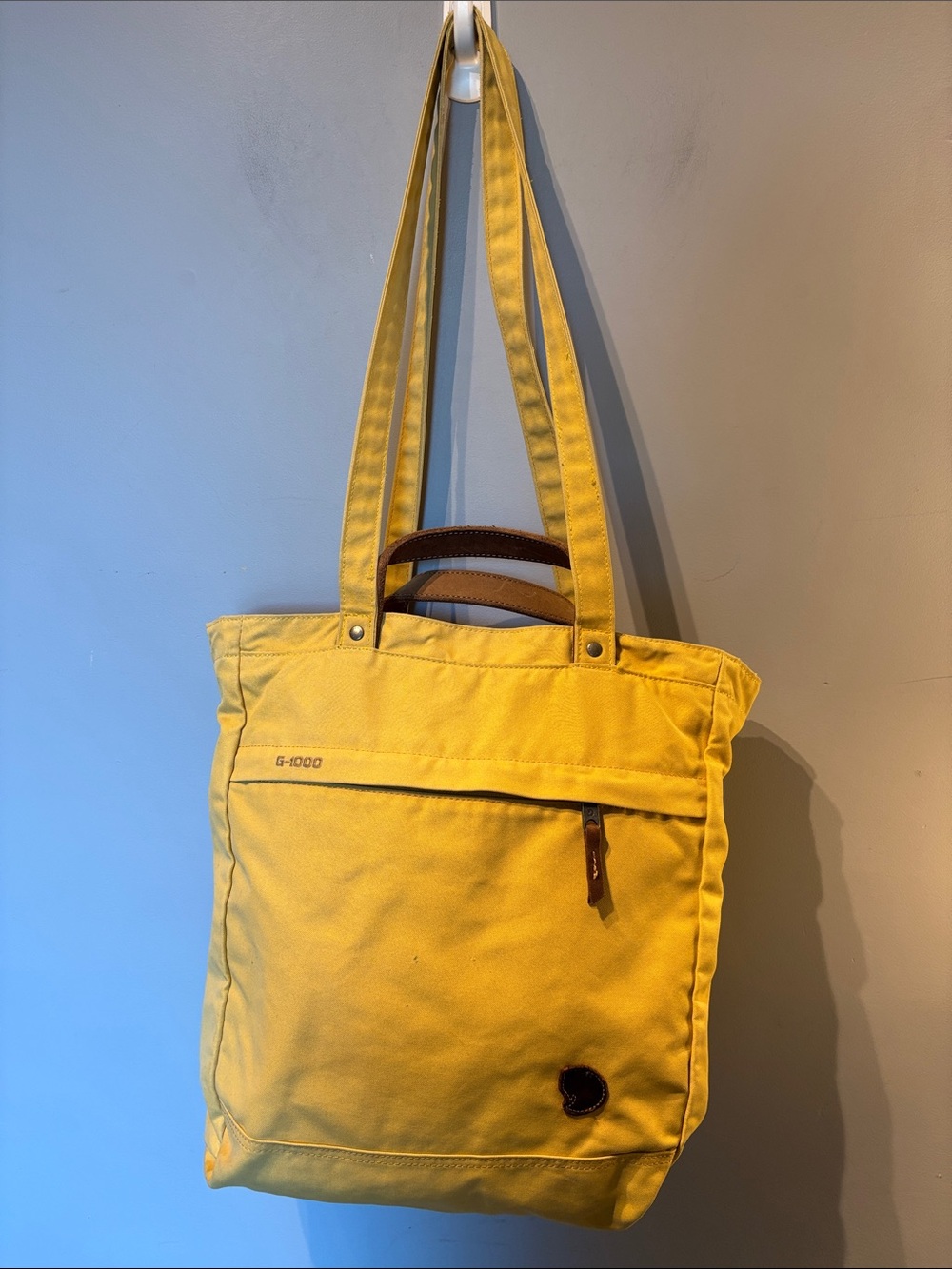 Fjallraven Totepack No. 1 G-1000 Backpack and Tote Bag in Yellow
